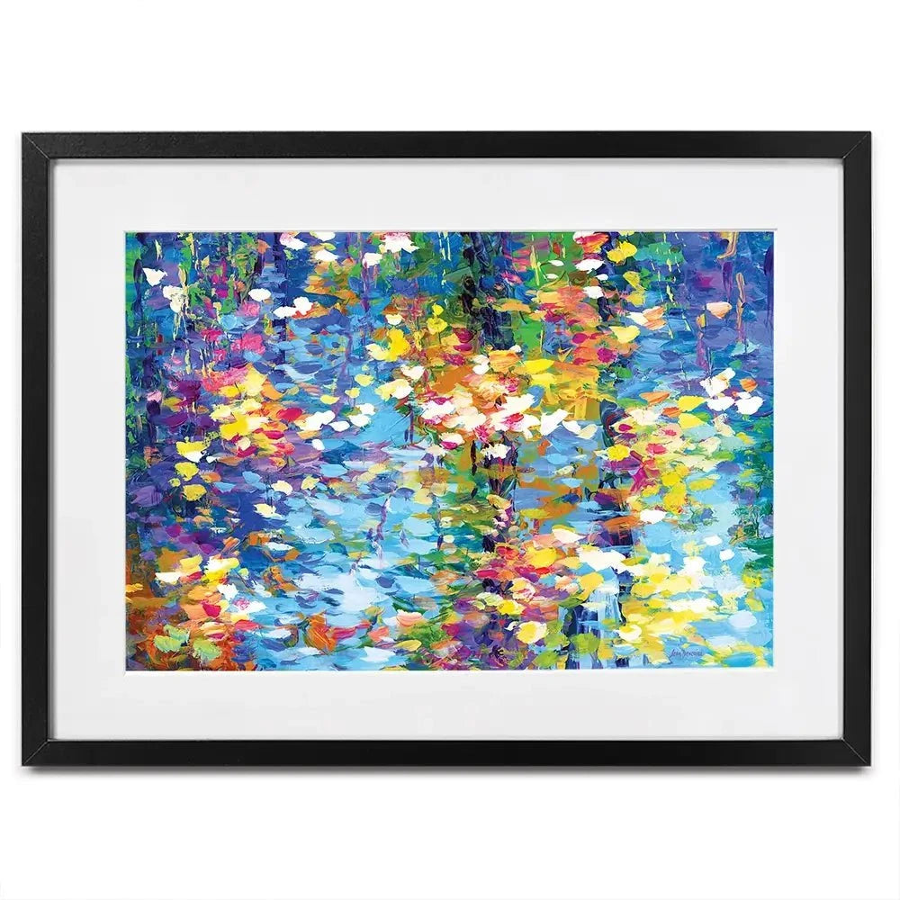 Colourful Reflections Framed Art Print Colourful Reflections Framed Art Print wall art product Leon Devenice