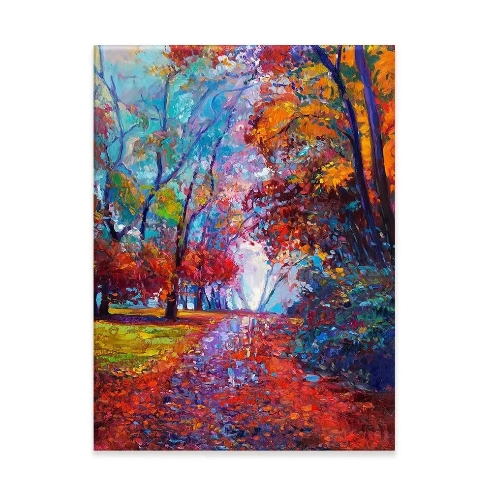 Colourful Scenic Forest Canvas Print Colourful Scenic Forest Canvas Print wall art product Boyan Dimitrov / Shutterstock