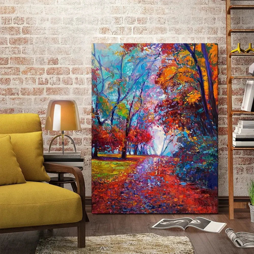 Colourful Scenic Forest Canvas Print Colourful Scenic Forest Canvas Print wall art product Boyan Dimitrov / Shutterstock