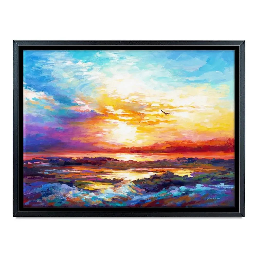 Colourful Sunset Canvas Print Colourful Sunset Canvas Print wall art product Leon Devenice