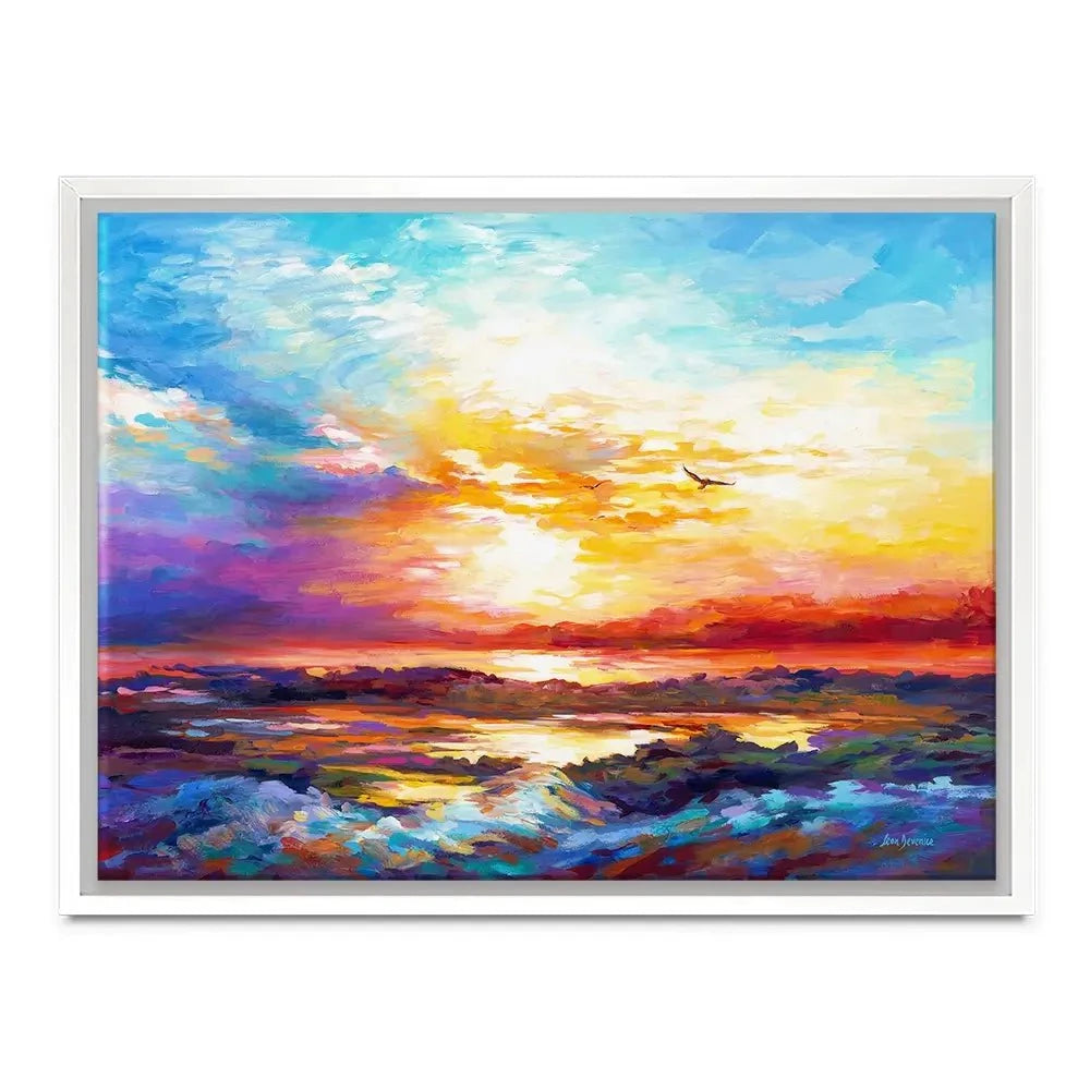 Colourful Sunset Canvas Print Colourful Sunset Canvas Print wall art product Leon Devenice