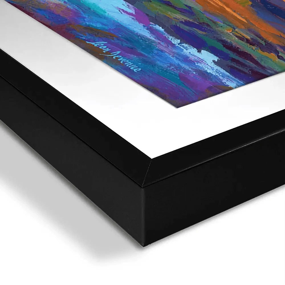 Colourful Sunset Framed Art Print Trio Colourful Sunset Framed Art Print Trio wall art product Leon Devenice