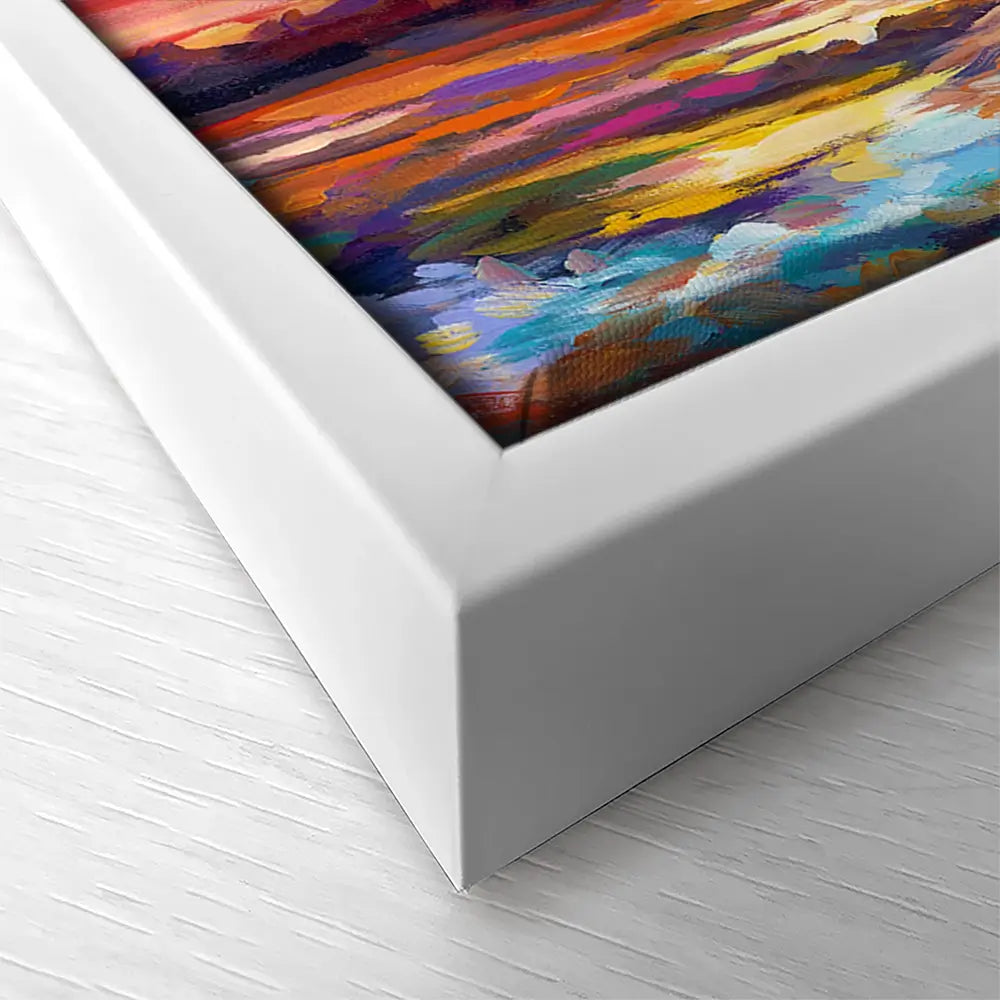 Colourful Sunset Oversized Canvas Print Colourful Sunset Oversized Canvas Print wall art product Art Print Shop