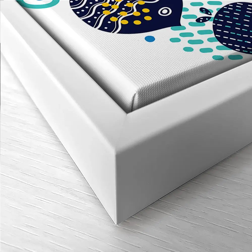 Colourful Swimming Fish Trio Canvas Print Colourful Swimming Fish Trio Canvas Print wall art product Vyazovskaya Julia / Shutterstock