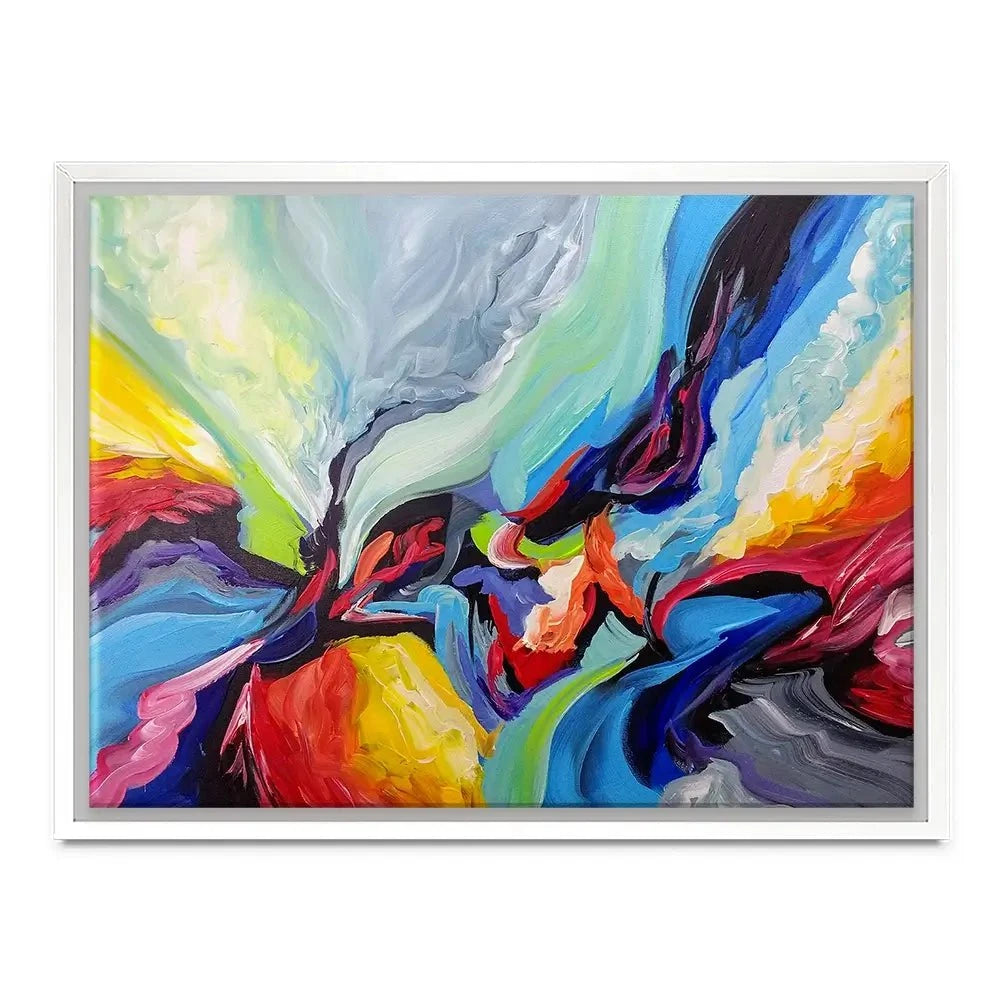 Colourful Symphony Canvas Print Colourful Symphony Canvas Print wall art product Olga Tkachyk