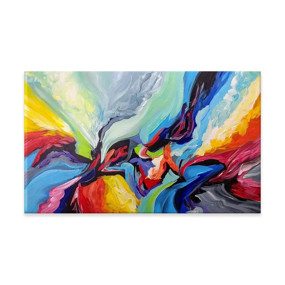 Colourful Symphony Canvas Print Colourful Symphony Canvas Print wall art product Olga Tkachyk