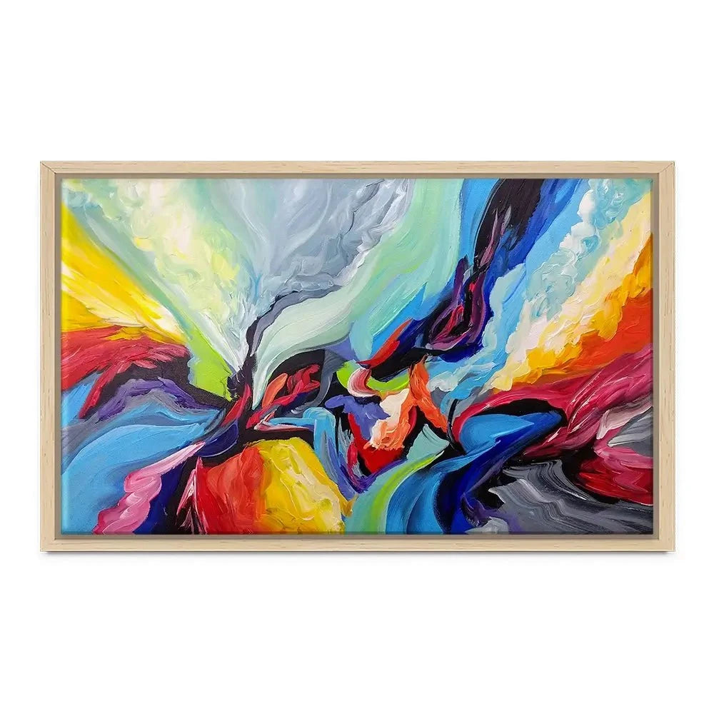 Colourful Symphony Canvas Print Colourful Symphony Canvas Print wall art product Olga Tkachyk