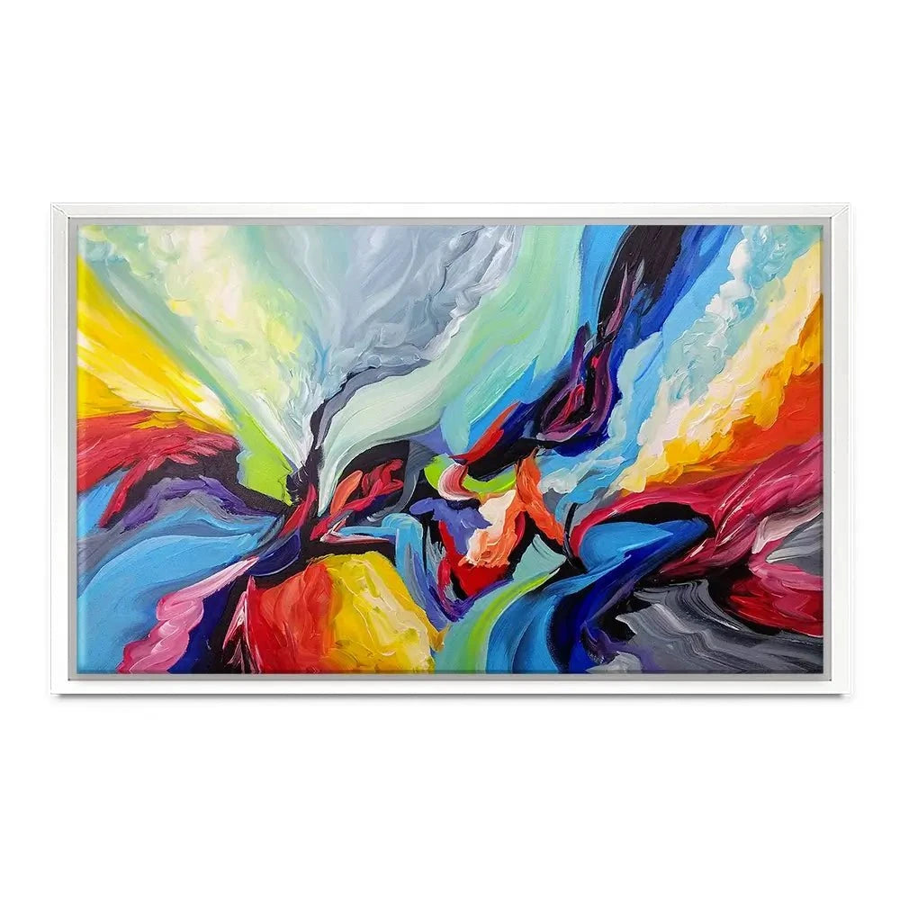 Colourful Symphony Canvas Print Colourful Symphony Canvas Print wall art product Olga Tkachyk
