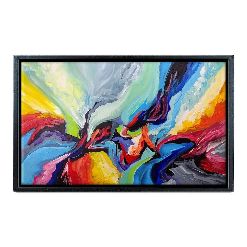 Colourful Symphony Canvas Print Colourful Symphony Canvas Print wall art product Olga Tkachyk