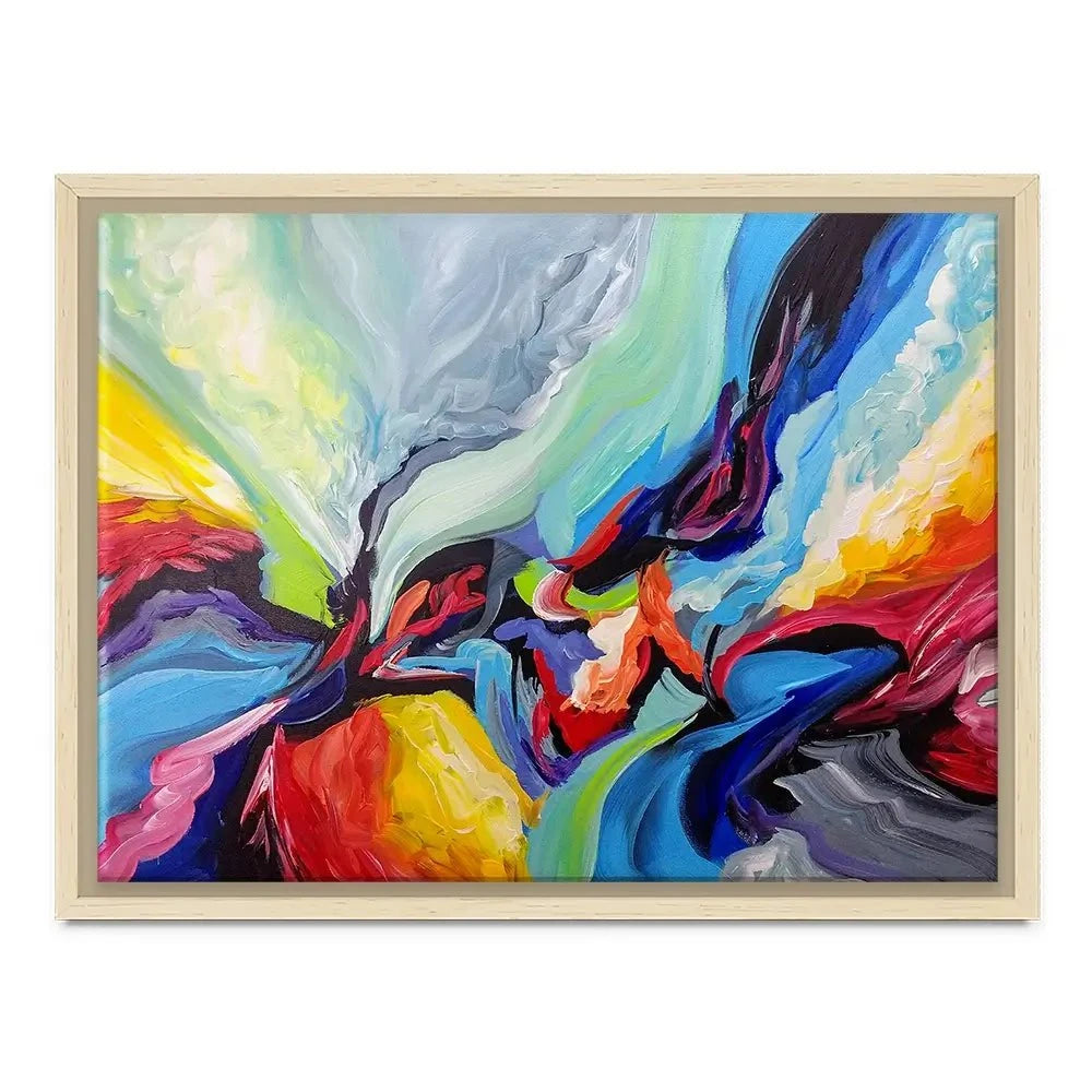 Colourful Symphony Canvas Print Colourful Symphony Canvas Print wall art product Olga Tkachyk