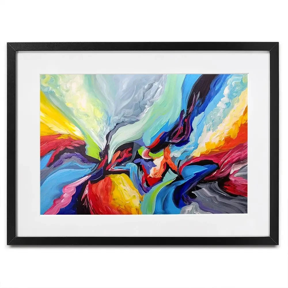 Colourful Symphony Framed Art Print Colourful Symphony Framed Art Print wall art product Olga Tkachyk