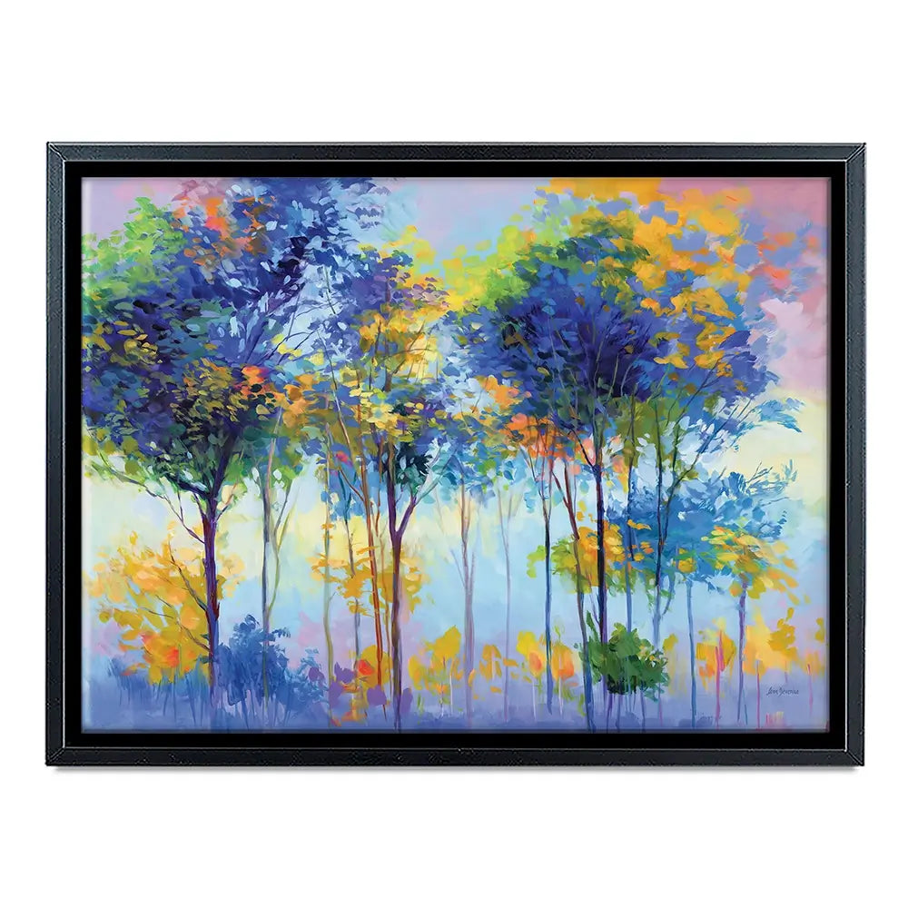 Colourful Tranquil Trees Canvas Print Colourful Tranquil Trees Canvas Print wall art product Leon Devenice