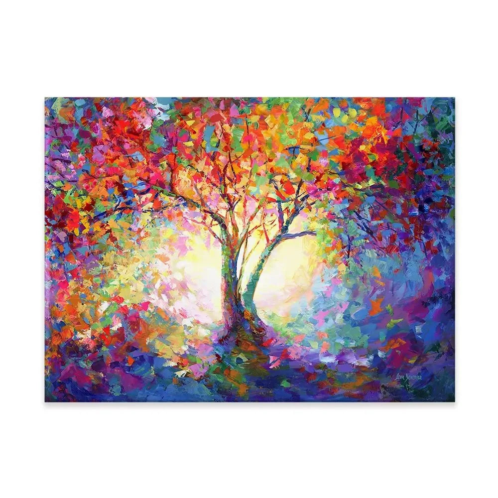 Colourful Tree Of Life Canvas Print Colourful Tree Of Life Canvas Print wall art product Leon Devenice