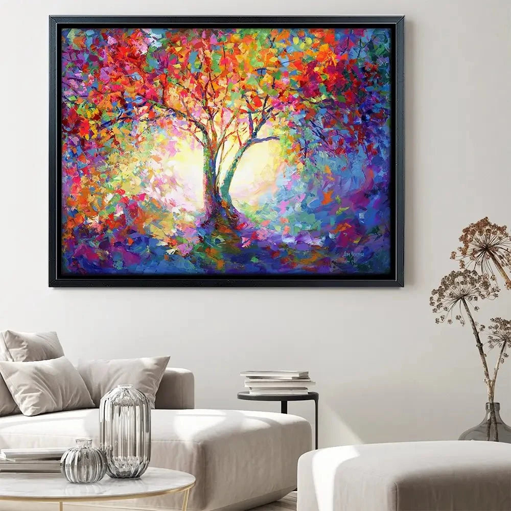 Colourful Tree Of Life Canvas Print Colourful Tree Of Life Canvas Print wall art product Leon Devenice