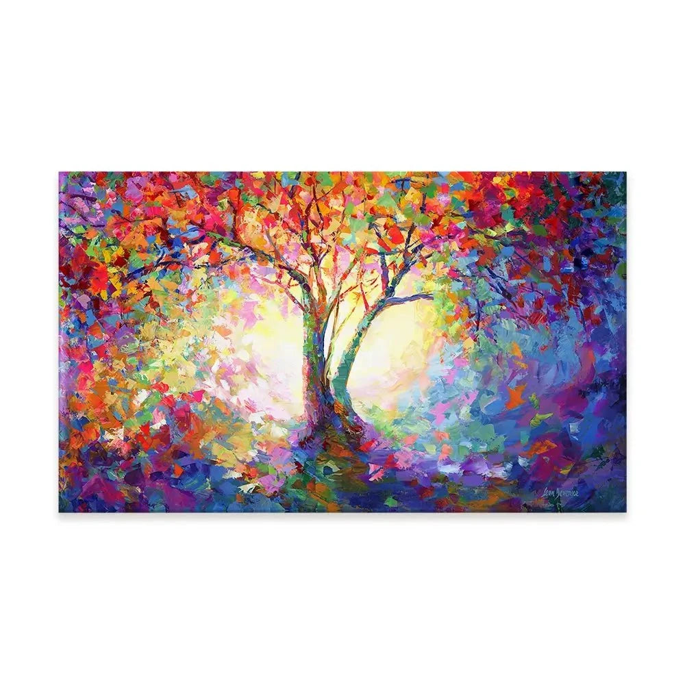 Colourful Tree Of Life Canvas Print Colourful Tree Of Life Canvas Print wall art product Leon Devenice