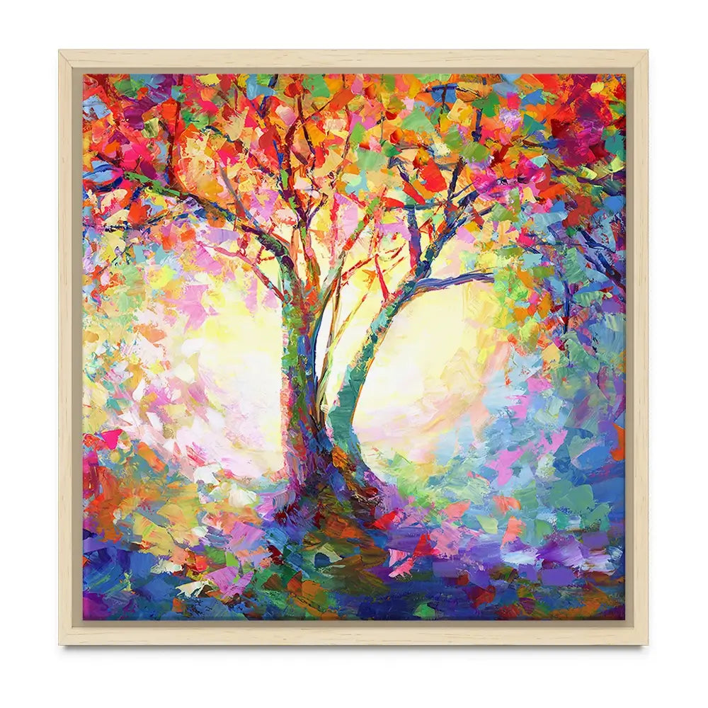 Colourful Tree Of Life Oversized Canvas Print Colourful Tree Of Life Oversized Canvas Print wall art product Art Print Shop
