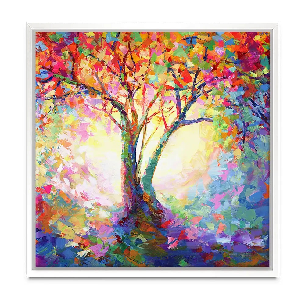 Colourful Tree Of Life Oversized Canvas Print Colourful Tree Of Life Oversized Canvas Print wall art product Art Print Shop