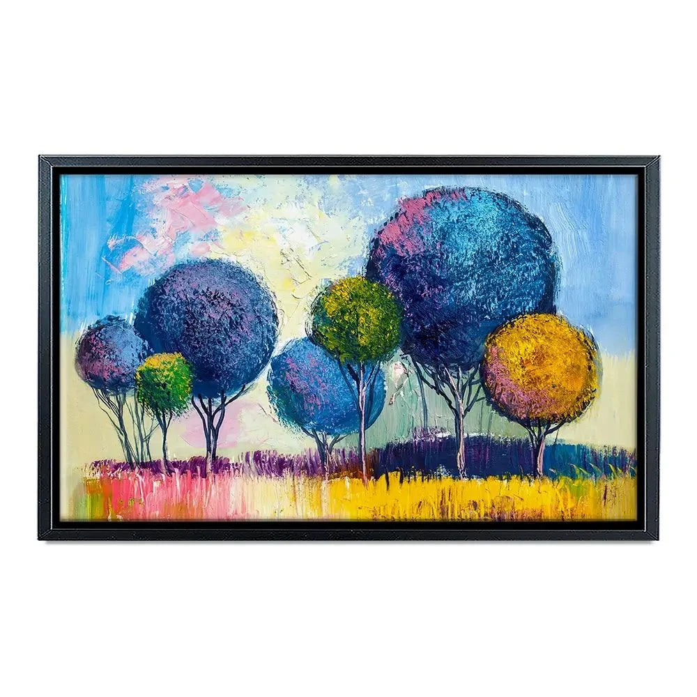 Colourful Trees Canvas Print Colourful Trees Canvas Print wall art product S-BELOV / Shutterstock