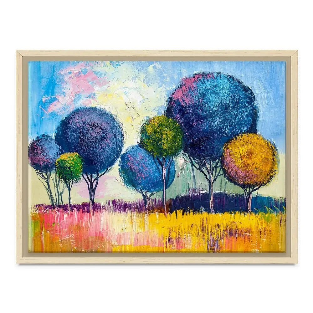 Colourful Trees Canvas Print Colourful Trees Canvas Print wall art product S-BELOV / Shutterstock