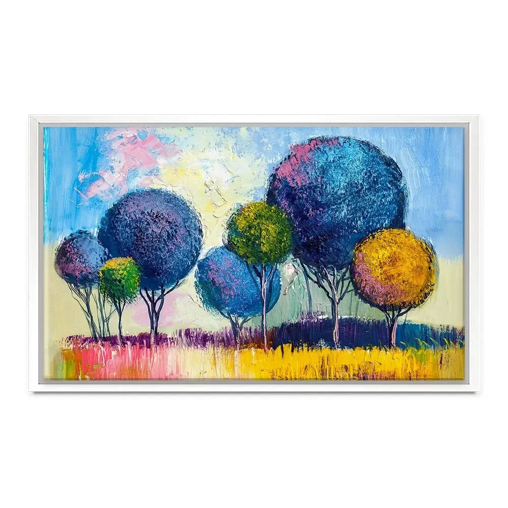 Colourful Trees Canvas Print Colourful Trees Canvas Print wall art product S-BELOV / Shutterstock