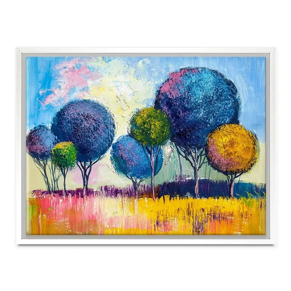 Colourful Trees Canvas Print Colourful Trees Canvas Print wall art product S-BELOV / Shutterstock