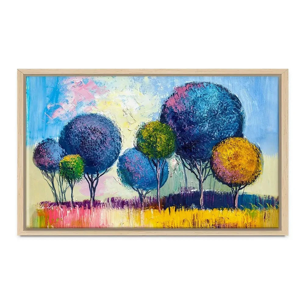 Colourful Trees Canvas Print Colourful Trees Canvas Print wall art product S-BELOV / Shutterstock