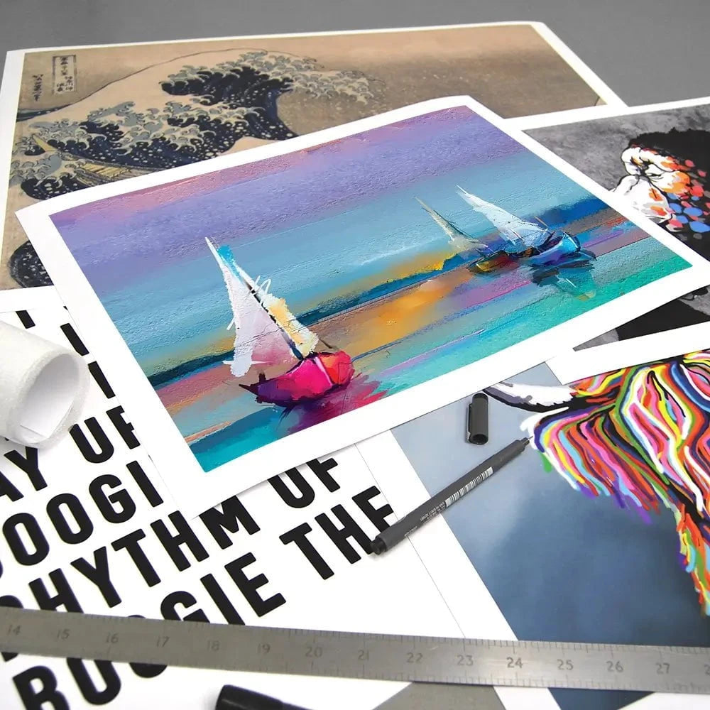 Colourful Trio Of Boats Art Print Colourful Trio Of Boats Art Print | Colourful Trio of Boats Artwork wall art product pluie_r / Shutterstock