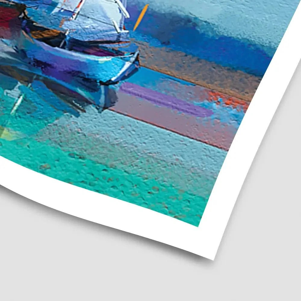 Colourful Trio Of Boats Art Print Colourful Trio Of Boats Art Print | Colourful Trio of Boats Artwork wall art product pluie_r / Shutterstock