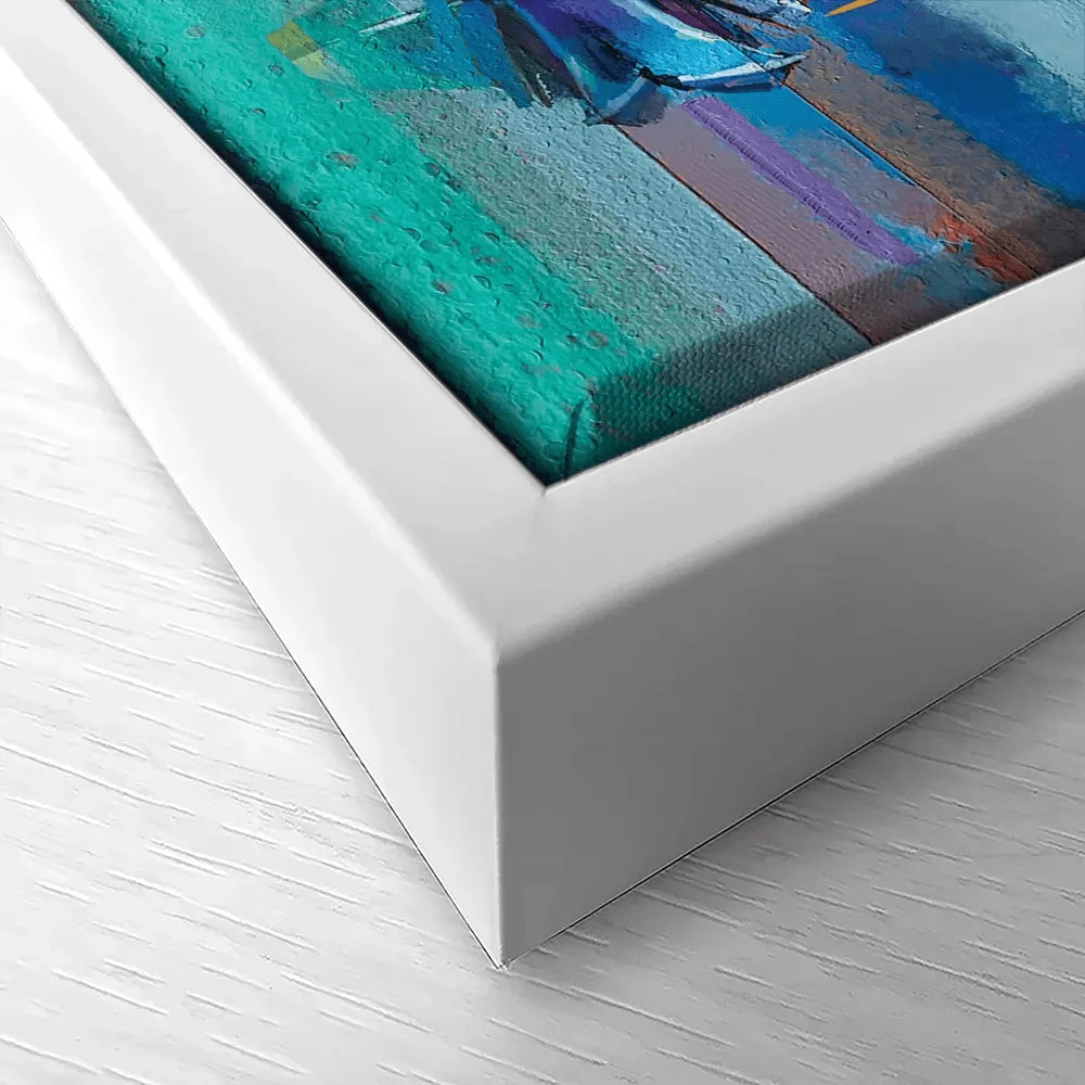 Colourful Trio Of Boats Canvas Print Colourful Trio Of Boats Canvas Print | Colourful Trio Artwork wall art product pluie_r / Shutterstock