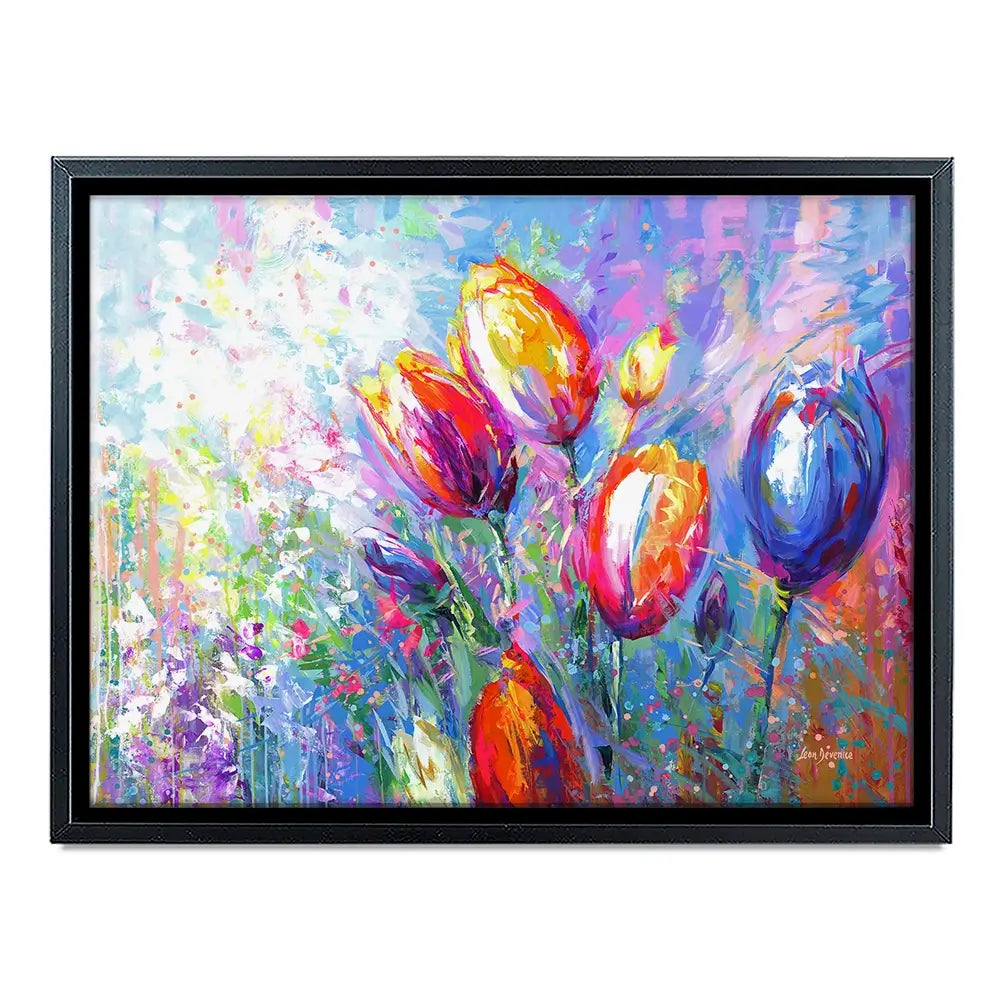 Colourful Tulips Canvas Print Colourful Tulips Canvas Print wall art product Leon Devenice