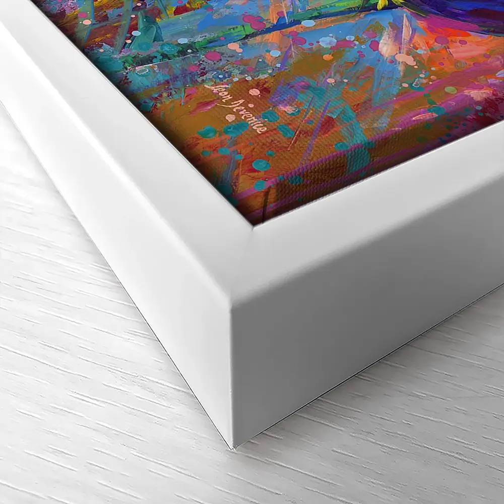 Colourful Tulips Canvas Print Colourful Tulips Canvas Print wall art product Leon Devenice