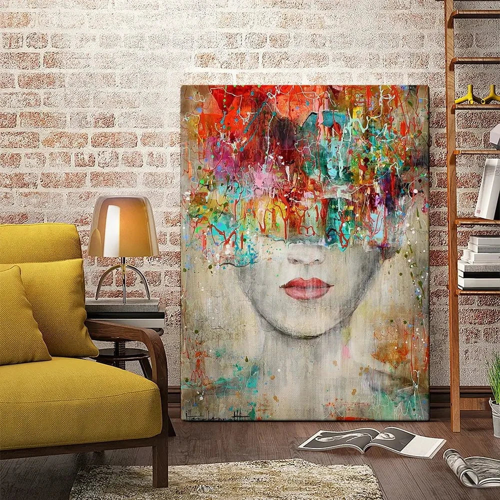 Colourful Vibes Canvas Print Colourful Vibes Canvas Print wall art product Studio Paint-Ing