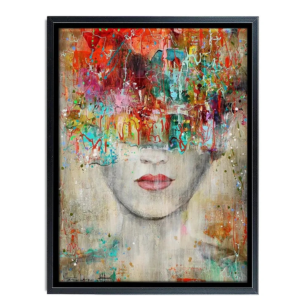 Colourful Vibes Canvas Print Colourful Vibes Canvas Print wall art product Studio Paint-Ing