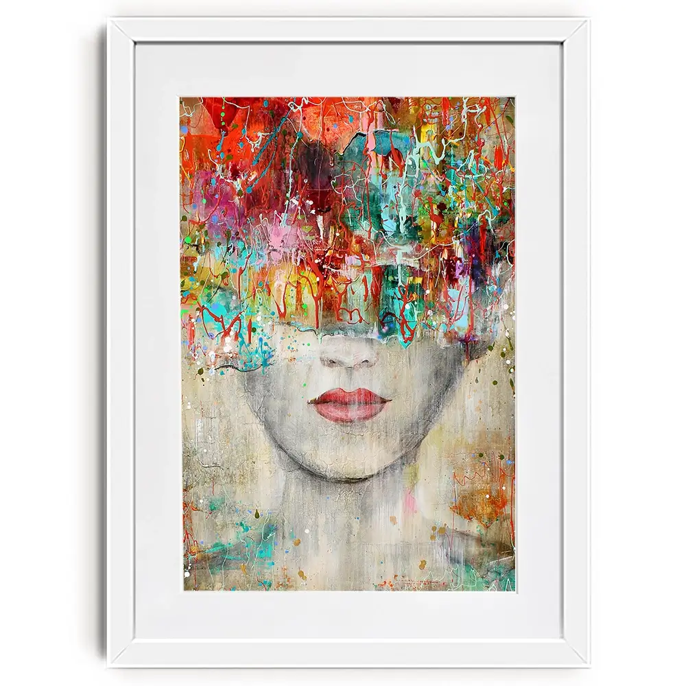 Colourful Vibes Framed Art Print Colourful Vibes Framed Art Print wall art product Studio Paint-Ing