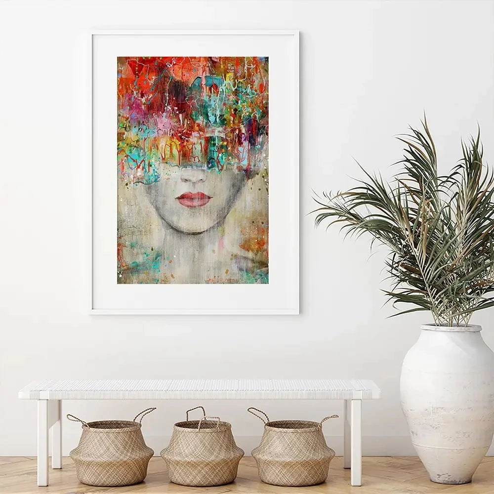 Colourful Vibes Framed Art Print Colourful Vibes Framed Art Print wall art product Studio Paint-Ing