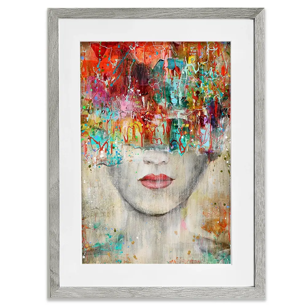 Colourful Vibes Framed Art Print Colourful Vibes Framed Art Print wall art product Studio Paint-Ing