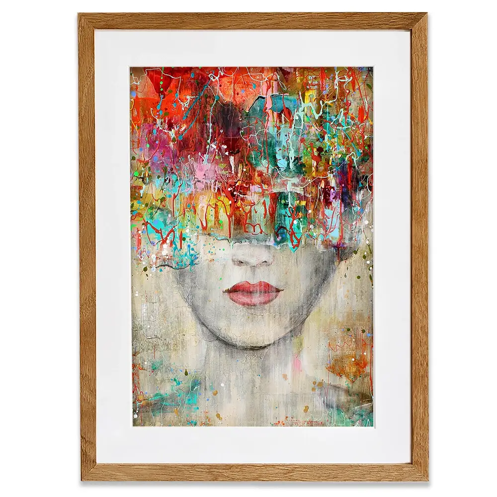 Colourful Vibes Framed Art Print Colourful Vibes Framed Art Print wall art product Studio Paint-Ing