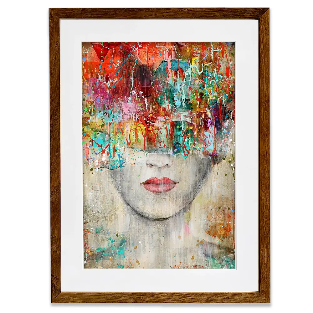 Colourful Vibes Framed Art Print Colourful Vibes Framed Art Print wall art product Studio Paint-Ing