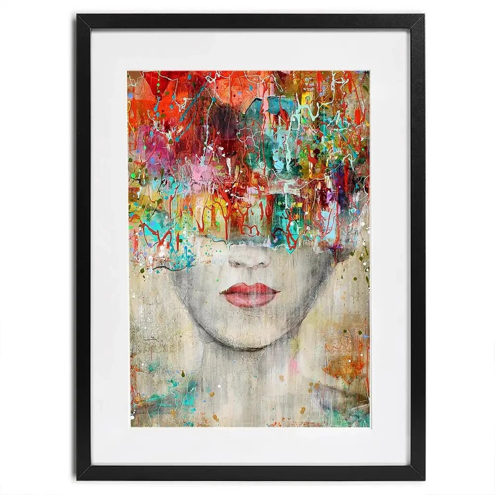 Colourful Vibes Framed Art Print Colourful Vibes Framed Art Print wall art product Studio Paint-Ing