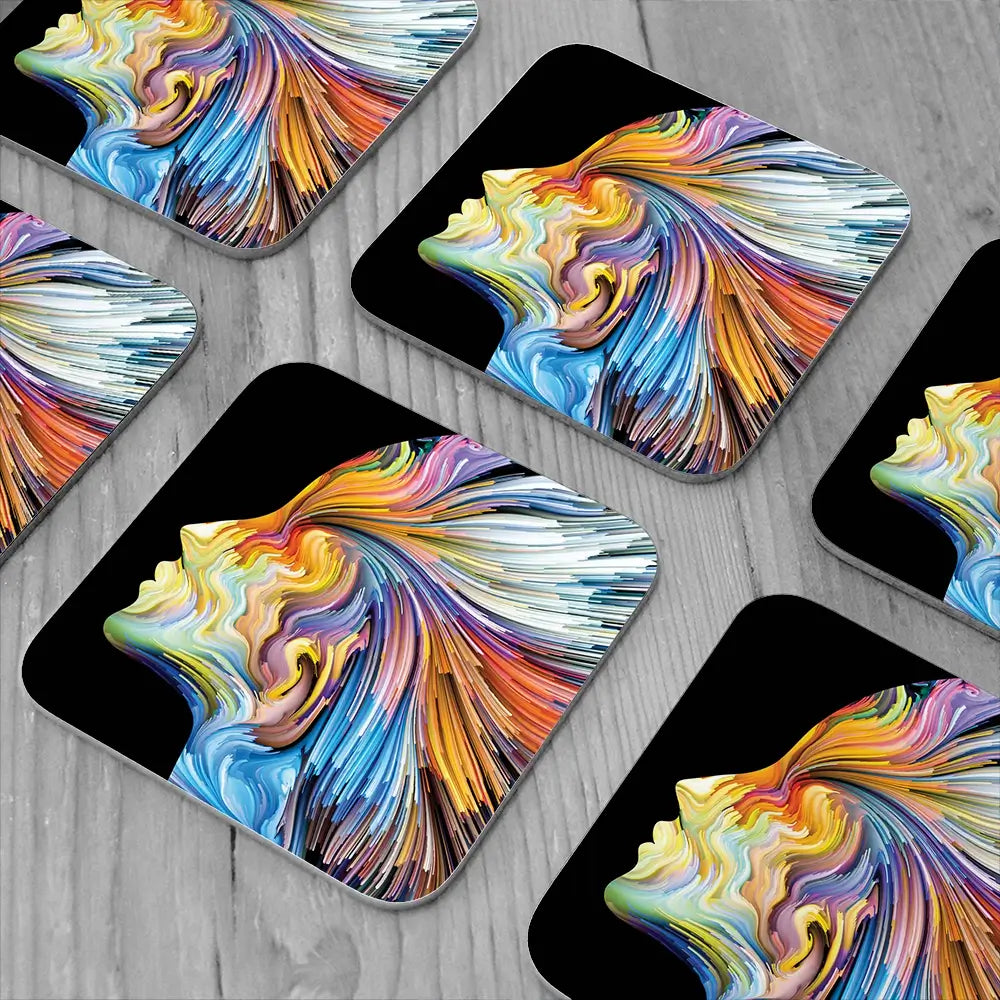 Colours Of The Imagination Coaster Set Colours Of The Imagination Coaster Set wall art product agsandrew / Shutterstock