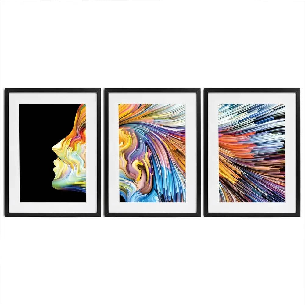 Colours Of The Imagination Framed Art Print Trio Colours Of The Imagination Framed Art Print Trio wall art product agsandrew / Shutterstock