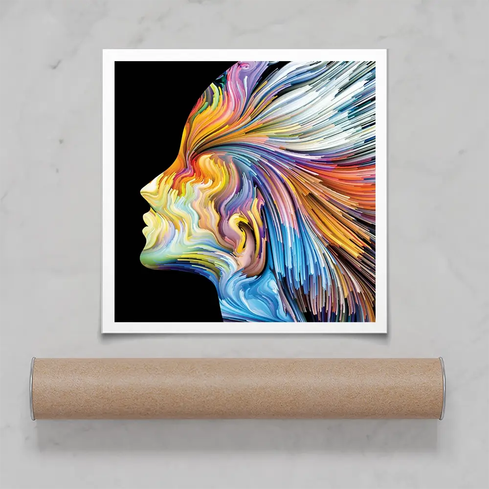 Colours Of The Imagination Square Art Print Colours Of The Imagination Square Art Print wall art product agsandrew / Shutterstock