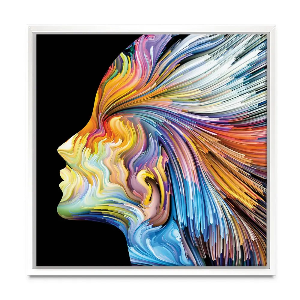 Colours Of The Imagination Square Canvas Print Colours Of The Imagination Square Canvas Print wall art product agsandrew / Shutterstock