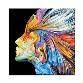 Colours Of The Imagination Square Canvas Print Colours Of The Imagination Square Canvas Print wall art product agsandrew / Shutterstock
