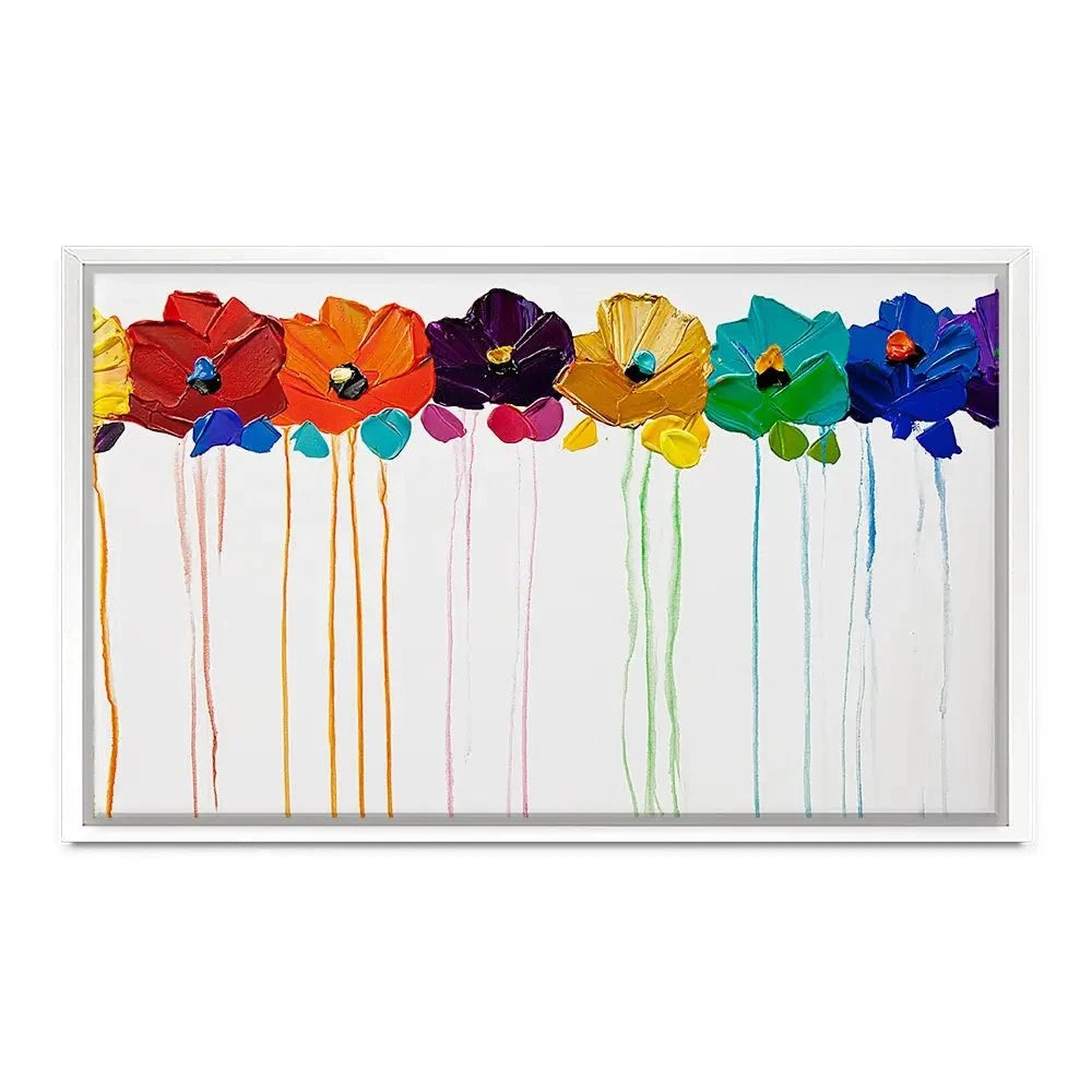 Colours On My Wall Canvas Print Colours On My Wall Canvas Print wall art product Osnat Tzadok