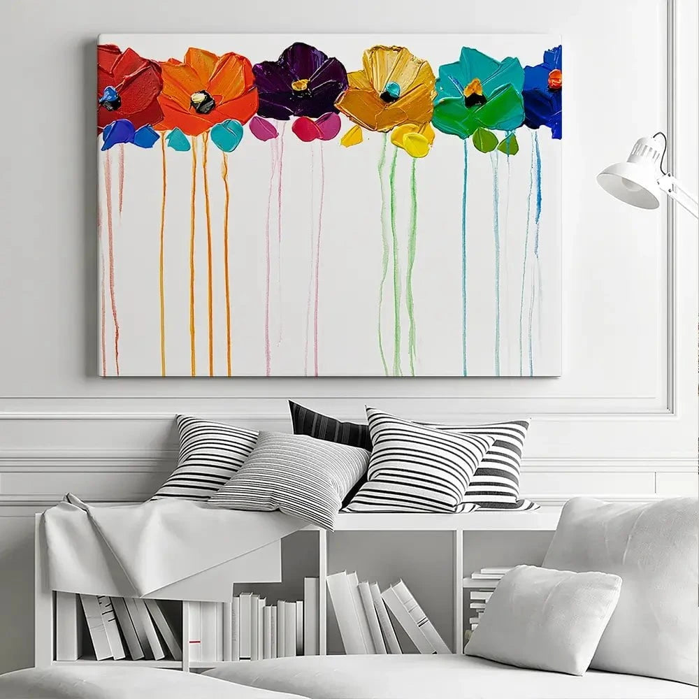 Colours On My Wall Canvas Print Colours On My Wall Canvas Print wall art product Osnat Tzadok