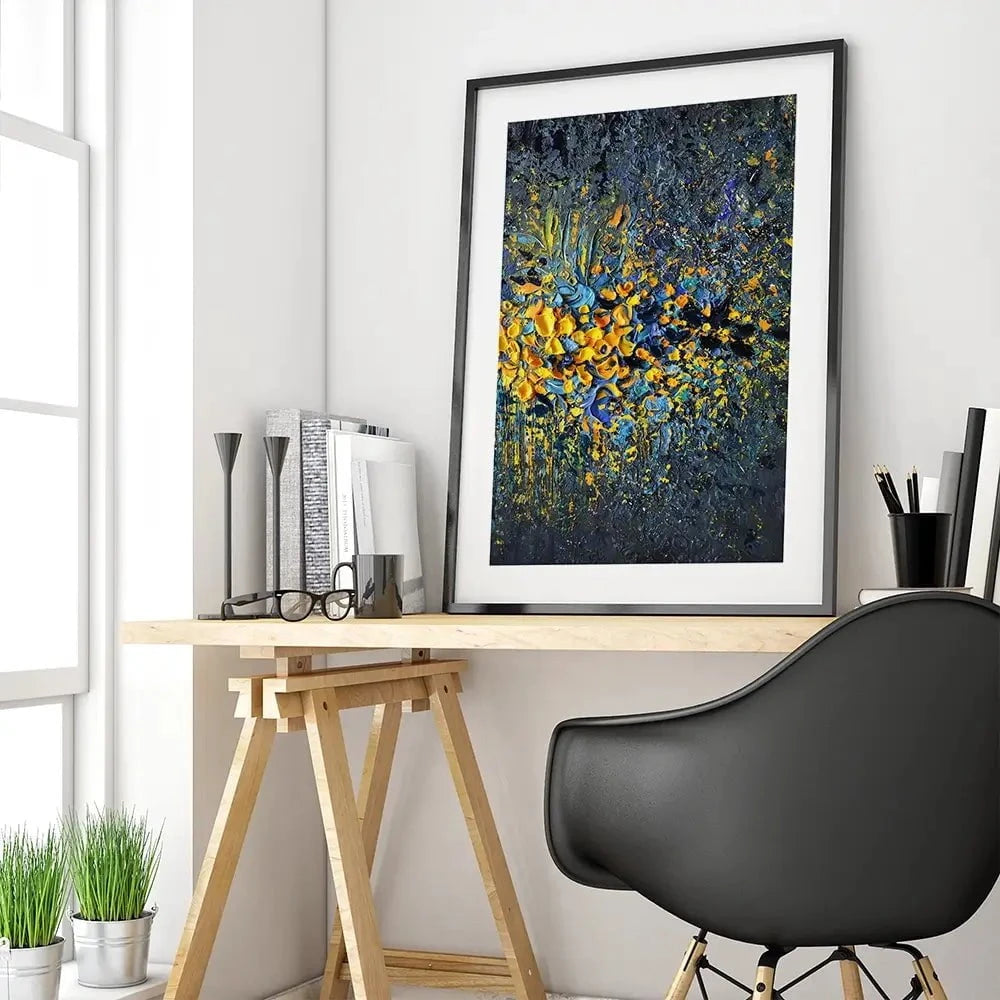 Combust Framed Art Print Combust Framed Art Print wall art product Nada Khatib