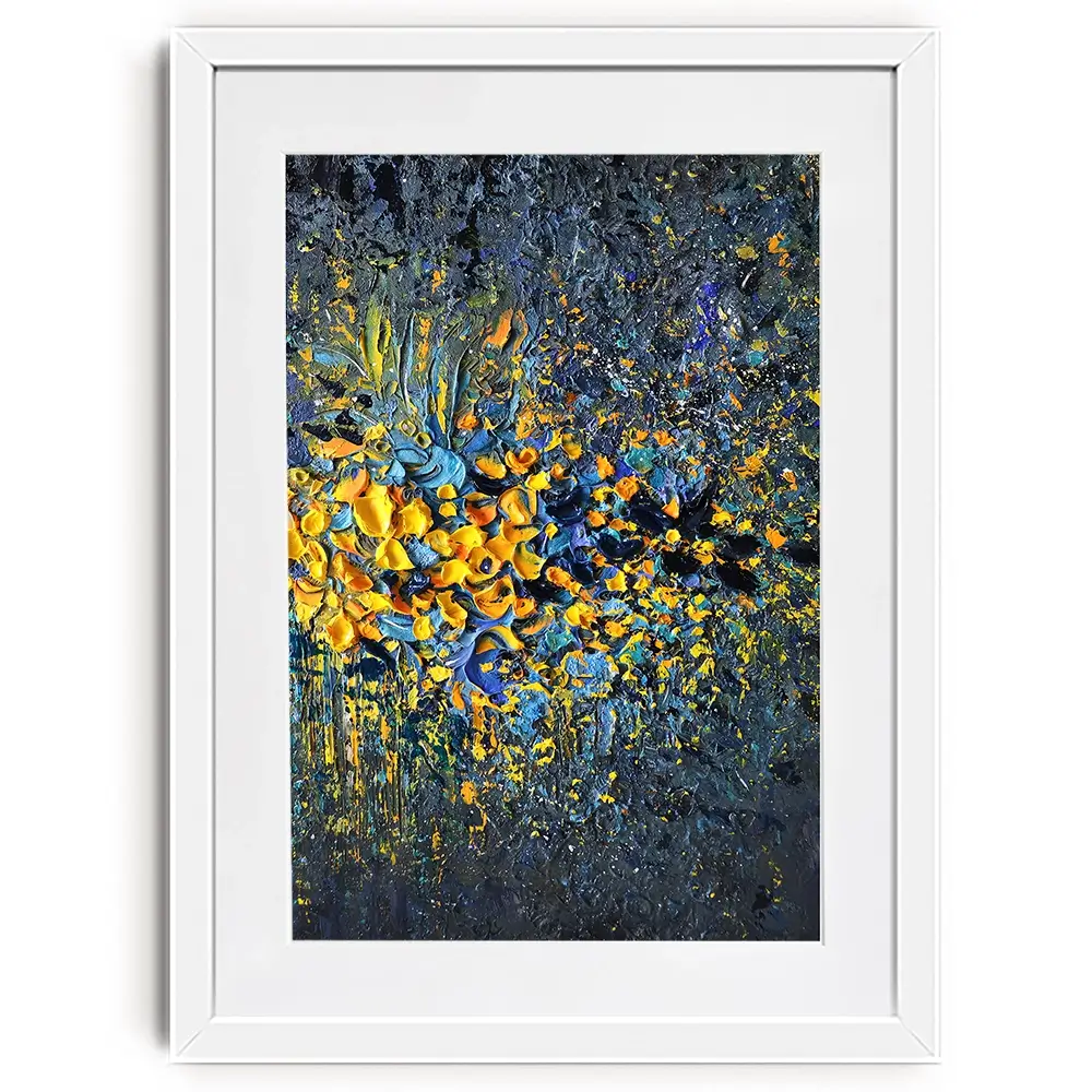 Combust Framed Art Print Combust Framed Art Print wall art product Nada Khatib