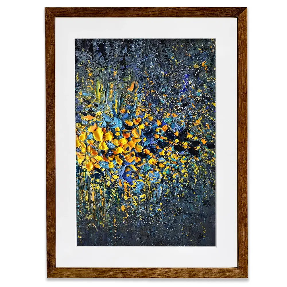 Combust Framed Art Print Combust Framed Art Print wall art product Nada Khatib