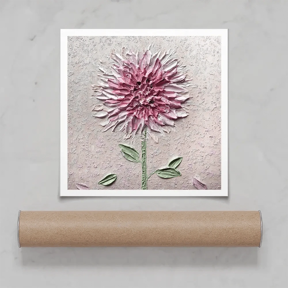 Comfortable Solitude Pink Square Art Print Comfortable Solitude Pink Square Art Print wall art product Nada Khatib